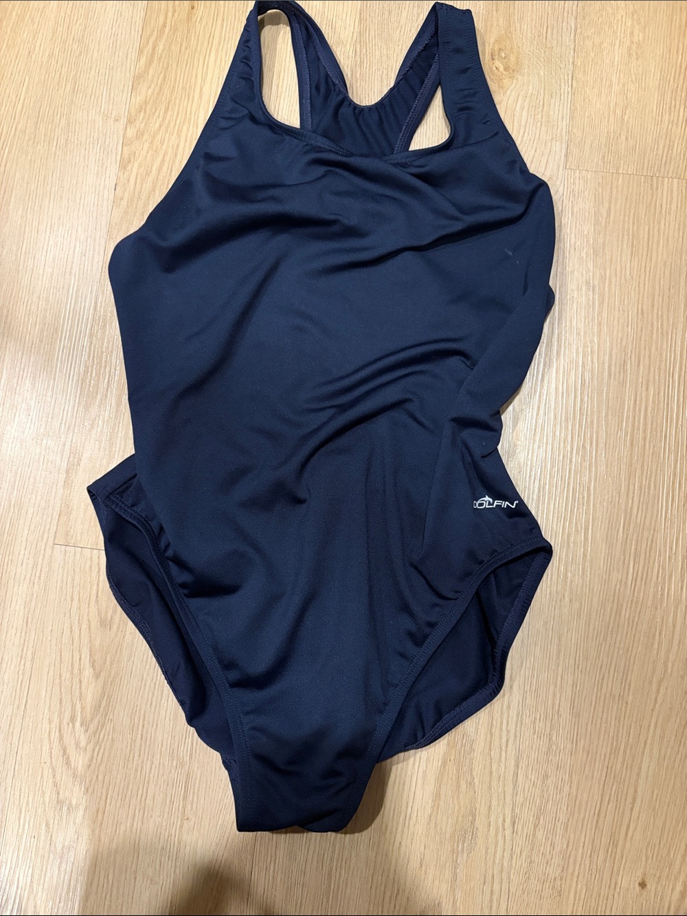 Dolfin Women's Dark Navy Athletic One-Piece Swimsuit - Size 40